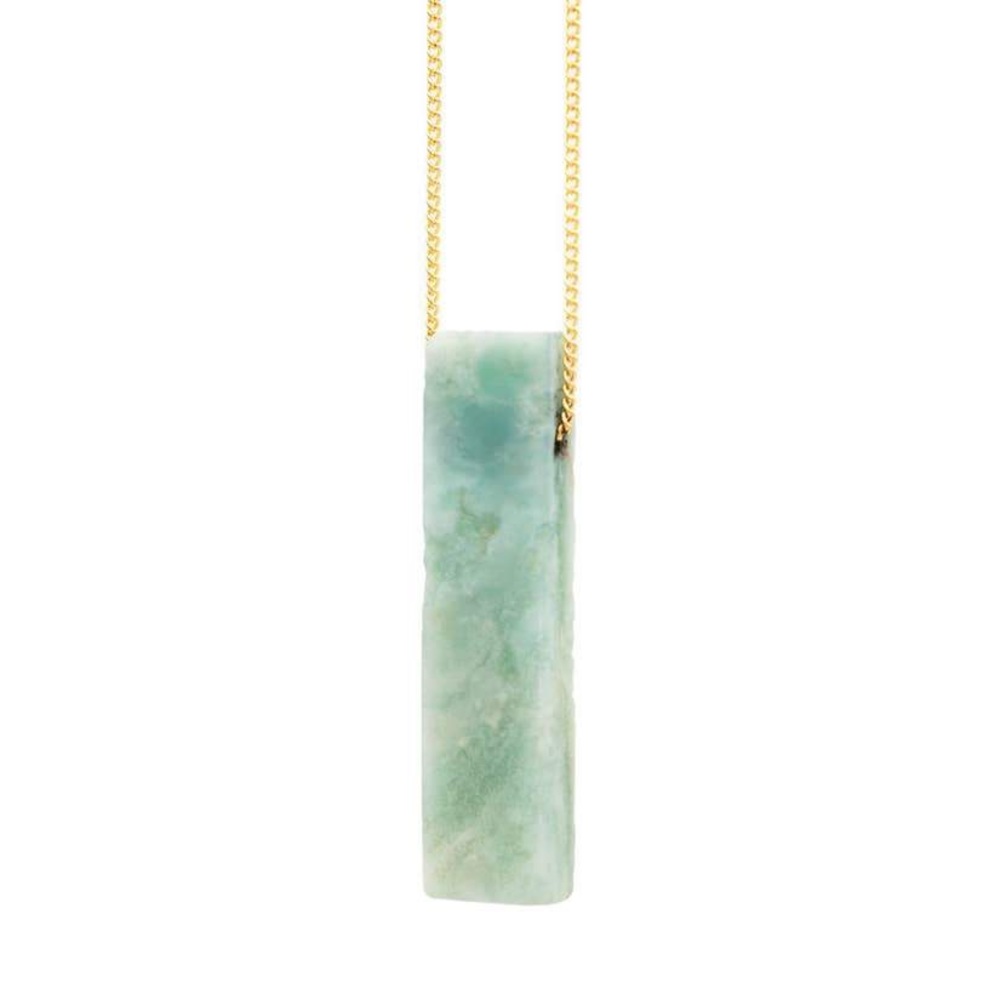 Amazonite Stone Long Necklace